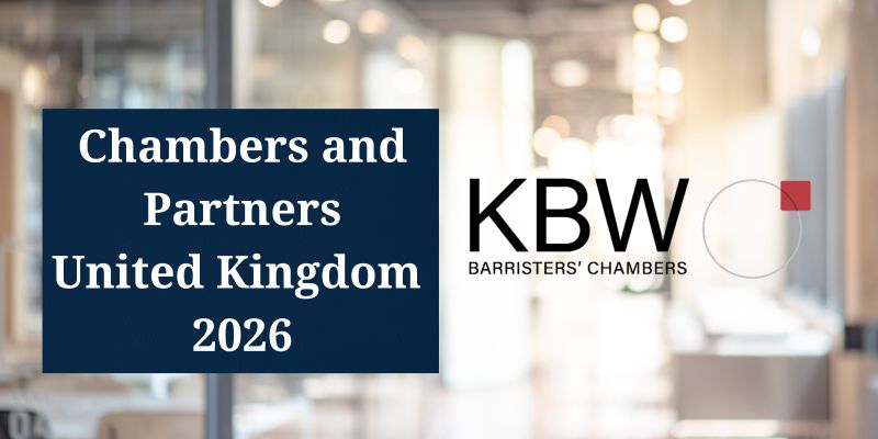 Congratulations to our Silks and Leading Juniors ranked in Chambers and Partners 2026   
