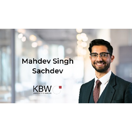 KBW Chambers are delighted to announce that Mahdev Singh Sachdev has joined chambers as a tenant